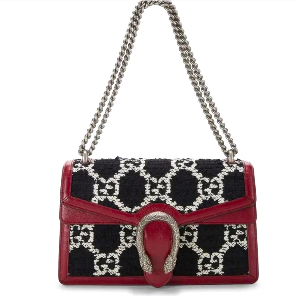 GUCCI: Gg Tweed Dionysus Shoulder Bag